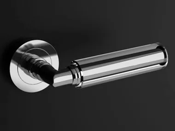 KIKKA KRYSTAL TRANSPARENT/CROME - Crystal door handle by Glass Design - view 2